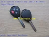 4 Buttons Remote Key Fob Shell Case For To Coro Mat Ya