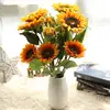 Sunflower Sun Flower Wedding Simulation Flower Wholesale Fake Flower Export Home Decoration