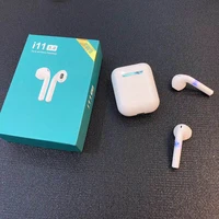 

2019 hot sell i11 portable TWS blue tooth 5.0 earphone wireless in ear best quality earpiece earbuds