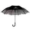Custom Creative Design Printing Auto Open Fiber Frame Straight Rainy Umbrella With Logo