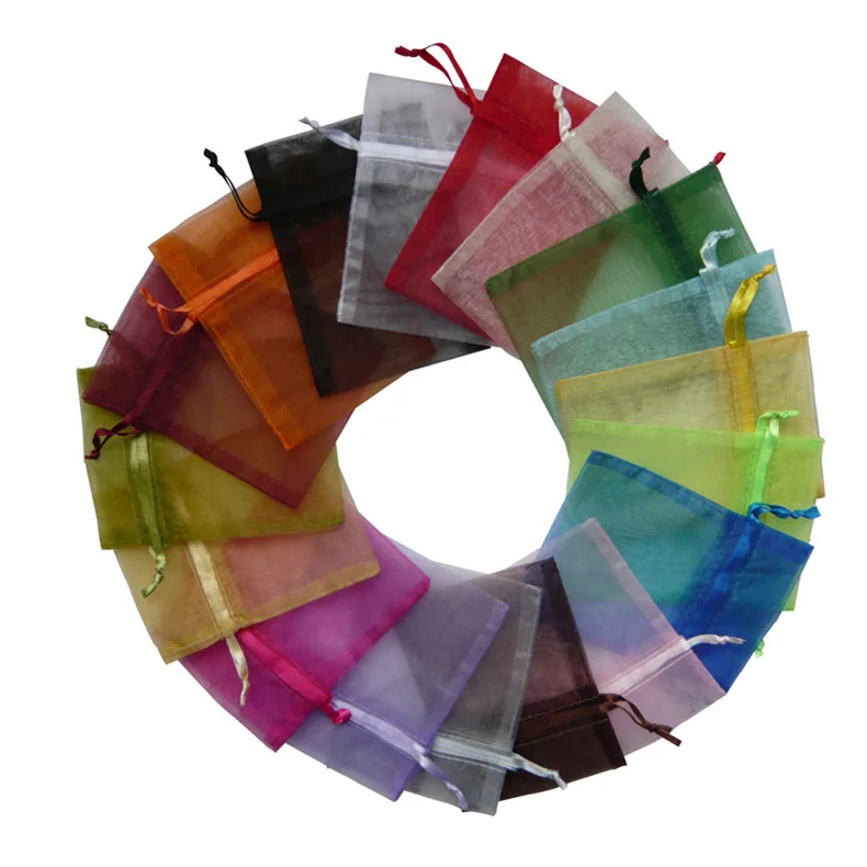 6x9 Inch 15x23 Cm Wholesale Sheer Personalized Large Organza Bags Buy