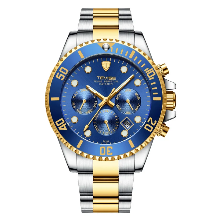 

Tevise luminous ghost man mechanical watch fashion multi-function waterproof watch, Colors