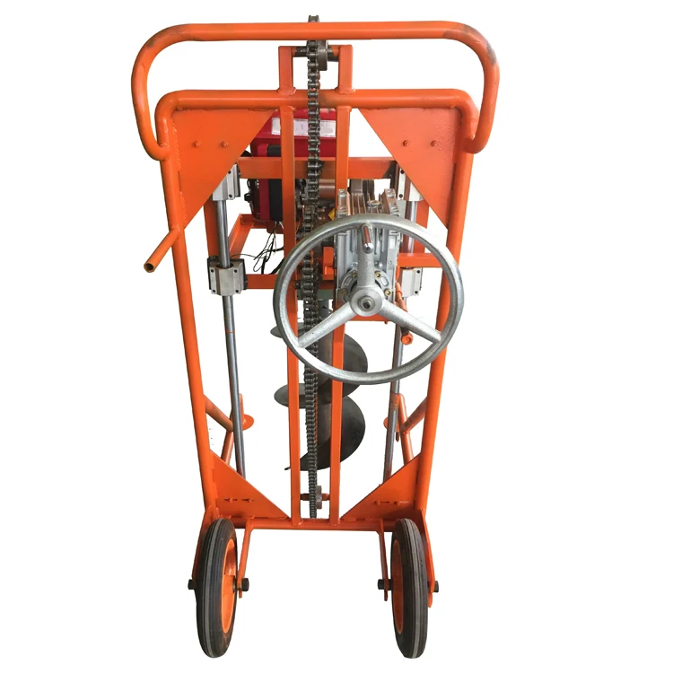 

Gasoline Earth Drill Ground Drilling Machine Manual Post Hole Auger