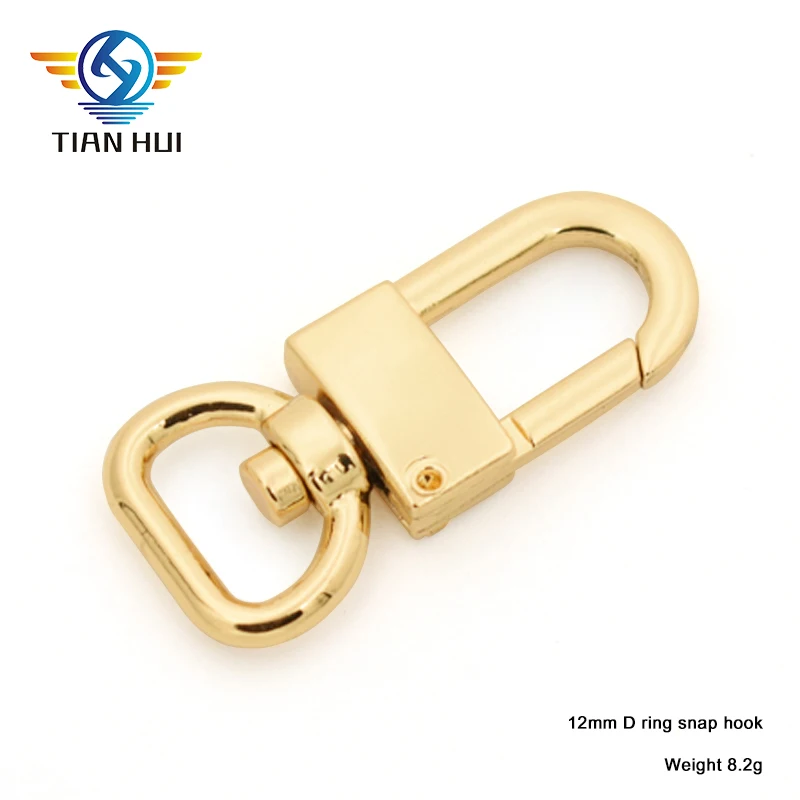 

Hot sale metal handbag small snap hook lanyard snap hook swivel snap hook for bag, Silver/black/light gold