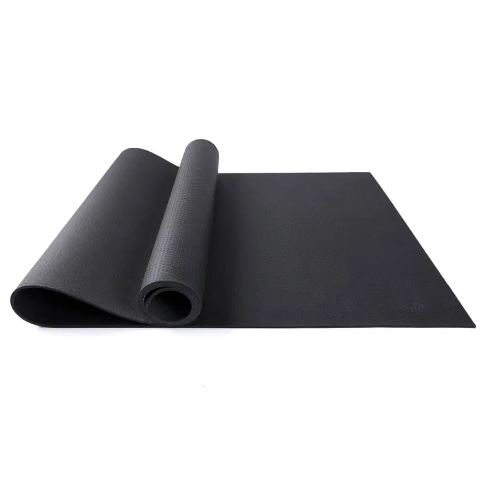 

Gymnastic none slip high density black pvc yoga mat