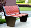 long plastic opened resting wooden decorative outdoor benches