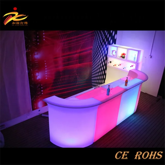 
Light up furniture led carved bar counter,club decor furniture table,plastic bar counter 