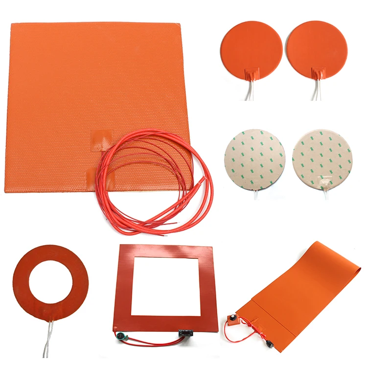 Electric Silicone Rubber Heating Pad with Digital Temperature Control