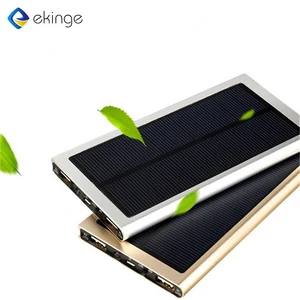 Ekinge mini fast charge solar powerbank,waterproof portable solar powered power banks