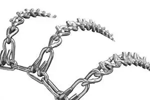 Oregon 67-021 ATV Tire Snow Chains With 2-Link Spacing by Magneto Power