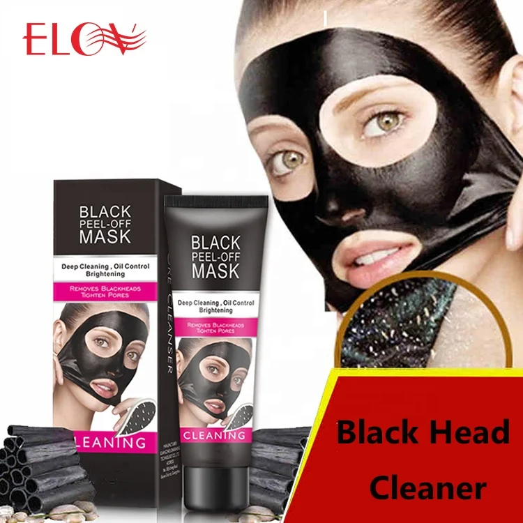 

Newest mud mask form and mask form peel off mask, Black