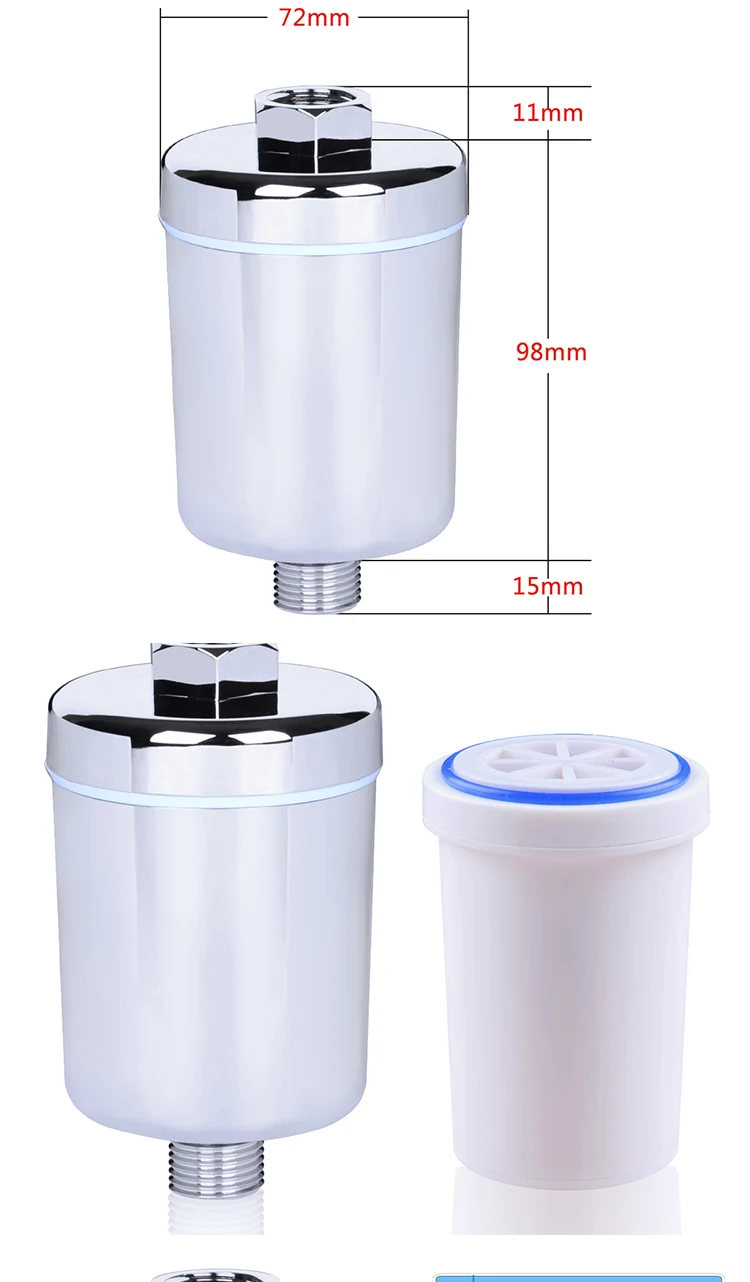 Nsf Certified Portable Kdf55 6 Stage Inline Shower Filter Buy Inline