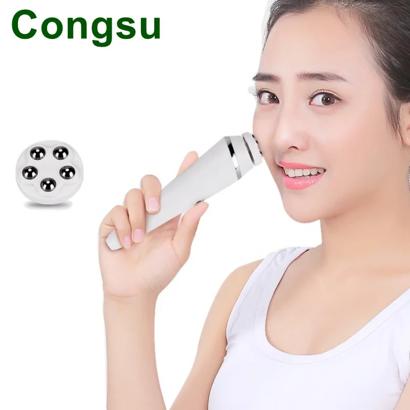 

Congsu Electric Facial Cleaning Brush USB Face Massage Roller Waterproof Soft Face Brush Pore Cleaning Dead Skin Remover Facial