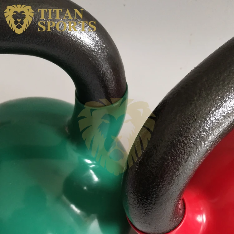 Gym Use Vinyl Dipped Cast Iron Kettlebells