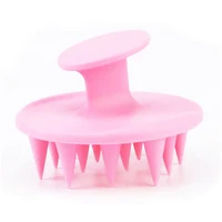 

silicone scalp massage bath hair shampoo brush