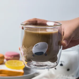 Image of Borosilicate Glass Manufacturer Double Wall Glass Mug Coffee Cup Tea Cup