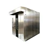 Snack food Easy operating 32 64 128 trays Rotary Bread Pizza gas Baking Oven for sale