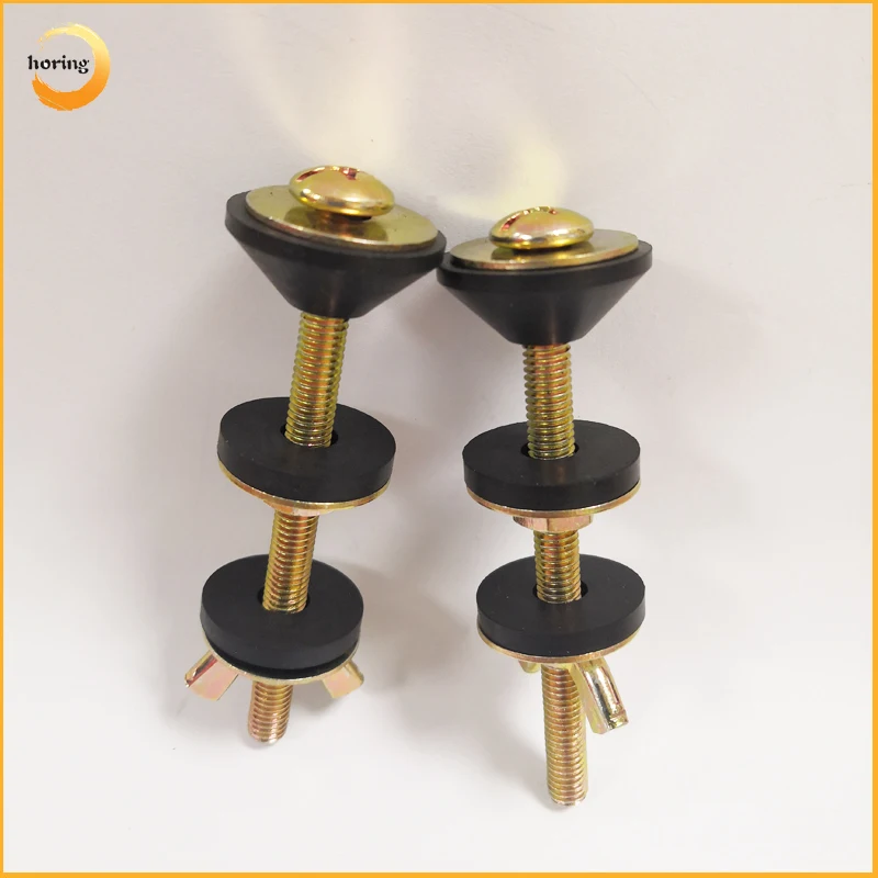 
Two Piece Ceramic Toilet Steel with Zinc coating Bolts WC Fitting Tank connection Mounting Kits 