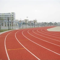 

Waterproof synthetic rubber running track Prefabricated athletic track flooring material