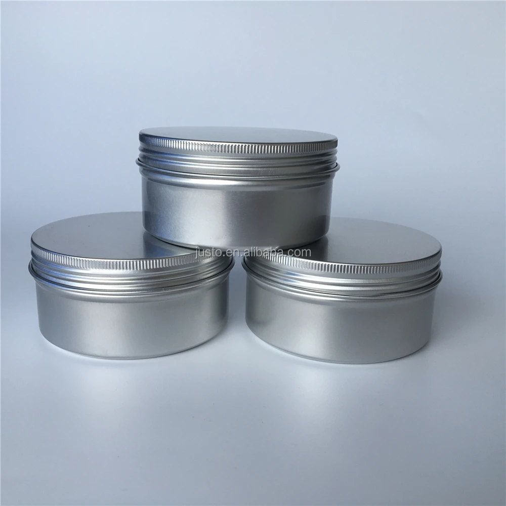 Wholesale 250ml Aluminum Tins Candle Aluminum Jars Cosmetics Tins For