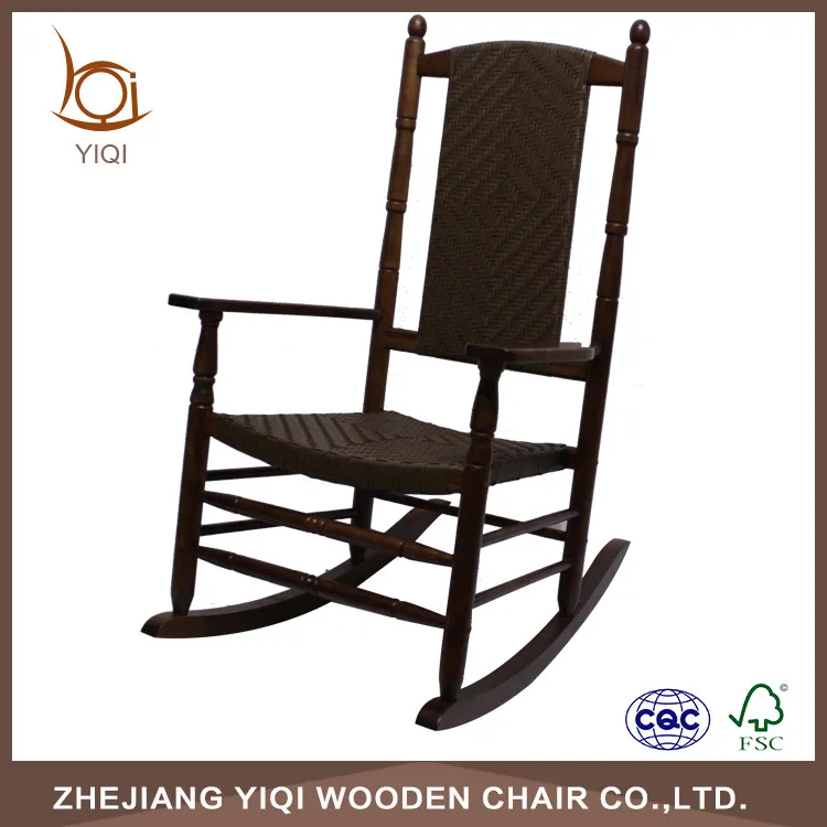 
Hot sale Wooden Rattan Rocking Chair 