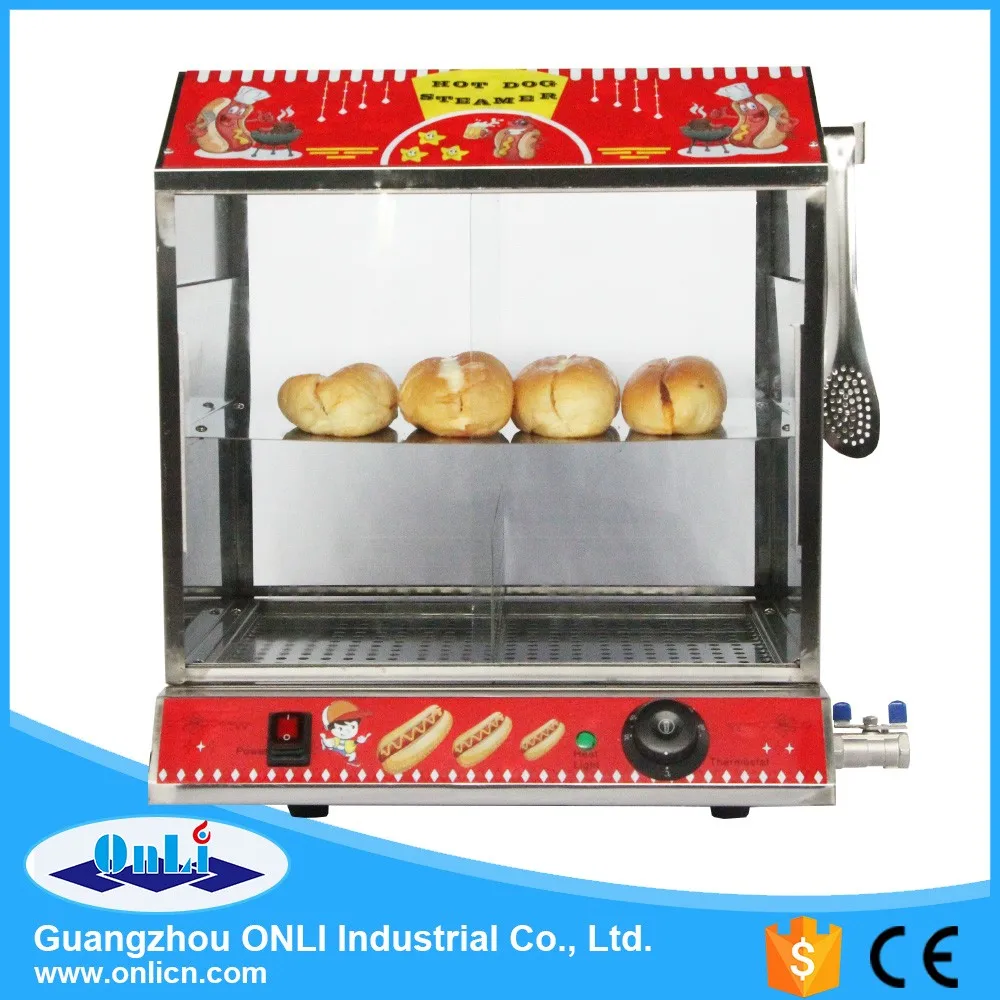 Hot dog steamer machine