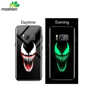 Luminous Glass Case Samsung Galaxy S8 S9 S10 S10 Plus Note 8 9