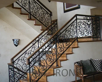 Lag Dog Staircase Wrought Iron And Wood Hand Railings Interior Buy Outdoor Wrought Iron Staircase Railing Indoor Wrought Iron Railings Interior