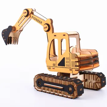 wooden excavator