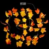 8.2 Feet Maple Leaves LED Garland Light Fall Decor Light with 20 Warm White Lights for Thanksgiving Christmas Decoration