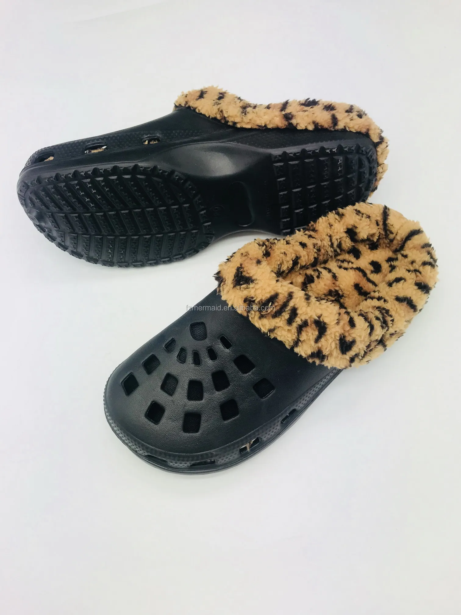 leopard clogs shoes