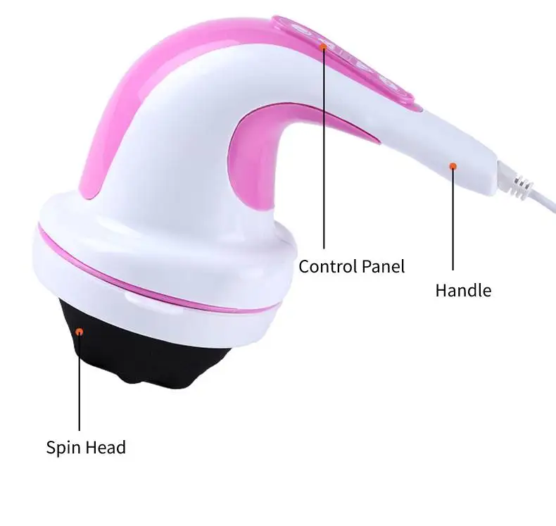 

Home Use Weight Loss Beauty Device Slimming Ultrasonic Shockwave Ionithermie Kuma Shape Cellulite Removal Machine, Pink&white
