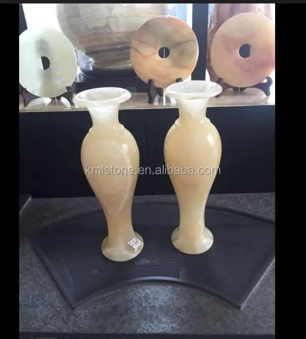 Best Price Pakistan Seven-Colour Flower Onyx Stone Vase