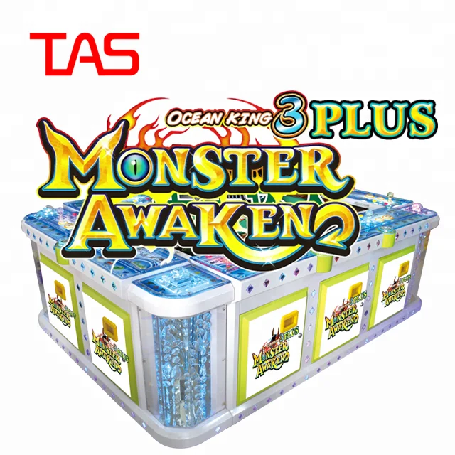 

New Arrival Coin Operated Power Up Ocean King 3 Monster Awaken Plus Arcade Fish Game Cabinet, Customize