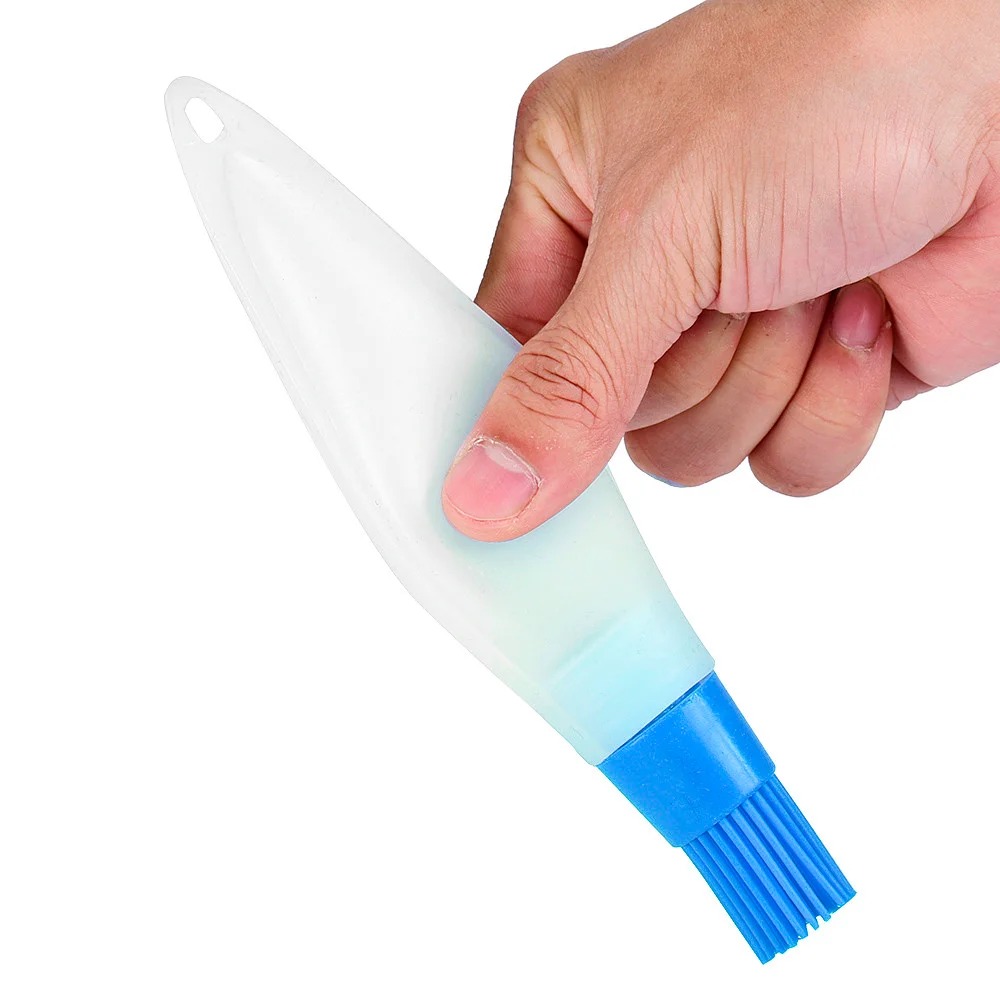 

kitchen supplies Silicone Baking Cake brush tool kitchen accessories Bread Pastry Liquid Oil Pen Tube Brush BBQ Tool wholesale