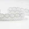 wholesale sunflower pattern crochet white cotton lace trim for kids socks
