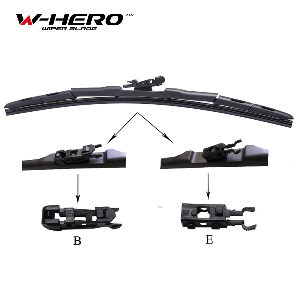 New Design Black Windscreen Wipers,Uhook Car Windshield Wiper