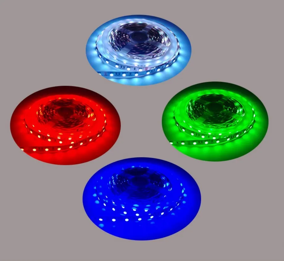 Led Strip Light 5050 RGB Color Changing LED rope Lights Waterproof DC24V 60pcs LED/Meter