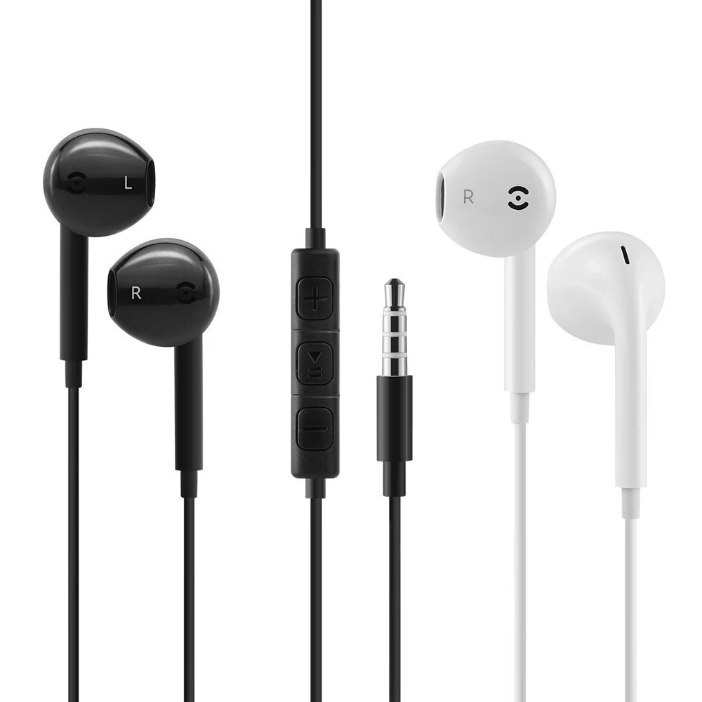 

In Ear Wired Control Stereo Headphone Sports Earphone for iPhone 6/6s Earbuds