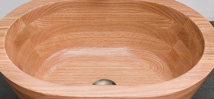 European standard bathroom sink wooden hand wash basin Pedestal
