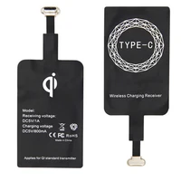 

Portable Type-C Micro USB Universal Fast Charging Adapter For iPhone Samsung Huawei Qi Wireless Charger Receiver