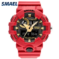 

Sport watch smael 1642 red tide men watches water resistant wrist watch