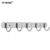 Hot selling vaccum suction ushaped shower door long wire self rack 4 j hook p