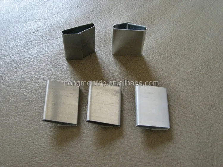High Grade used in packing steel strapping clip metal clip for steel strip 32mm 19mm