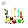 Wine Glass Shape Clear Colorful Resin Tea Light Candle Holder