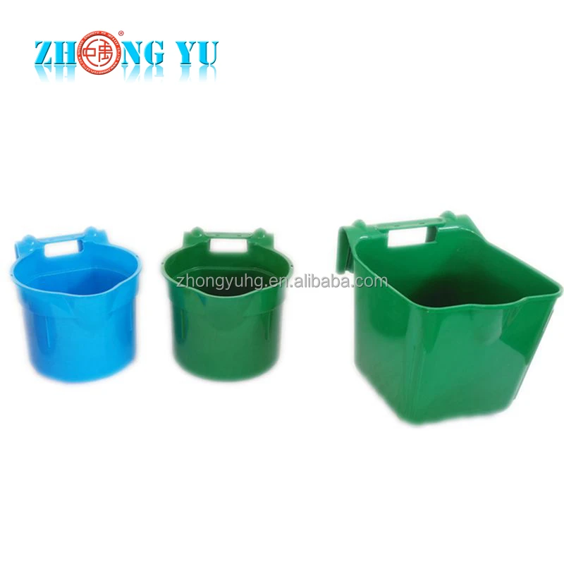 9l Hang On Plastic Animal Feed Trough,Hookn Feeder,Hook Over Feed