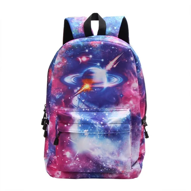 

Cool Universe Galaxy Planet All over Printing Backpack Laptop School Bag for Girls Unisex Rucksack