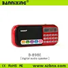 2015 new hot sale B-898E TF/ USB portable mini digital speaker system