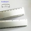 30cm Custom Measuring 30 cm Flexible aluminum scale metal plastic ruler