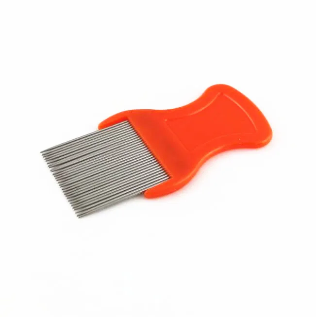 

Head wholesale stainless steel lice comb with metal teeth